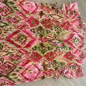 Misa Los Angeles Pink and Green Blouse